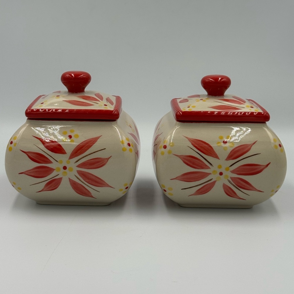 Temp-tations Old World Curved Ramekins with Lids Set of 2